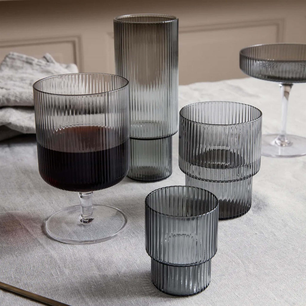 Ferm Living Ripple Small Glasses - Set of 4