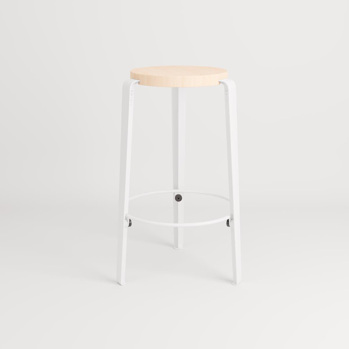 TIPTOE MI LOU Stool - Wooden Seat