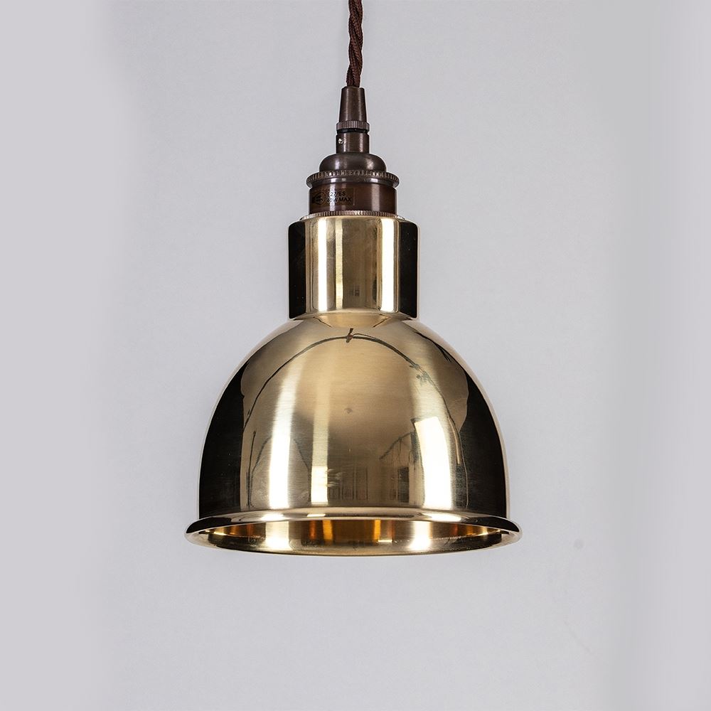 Old School Electric Churchill Pendant Light - Metal Shades