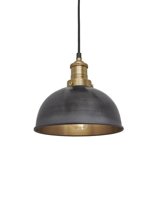 Industville Brooklyn Dome Pendant Light - Traditional Fittings
