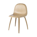 GUBI 3D Dining Chair - Wood Base with Wood Seat