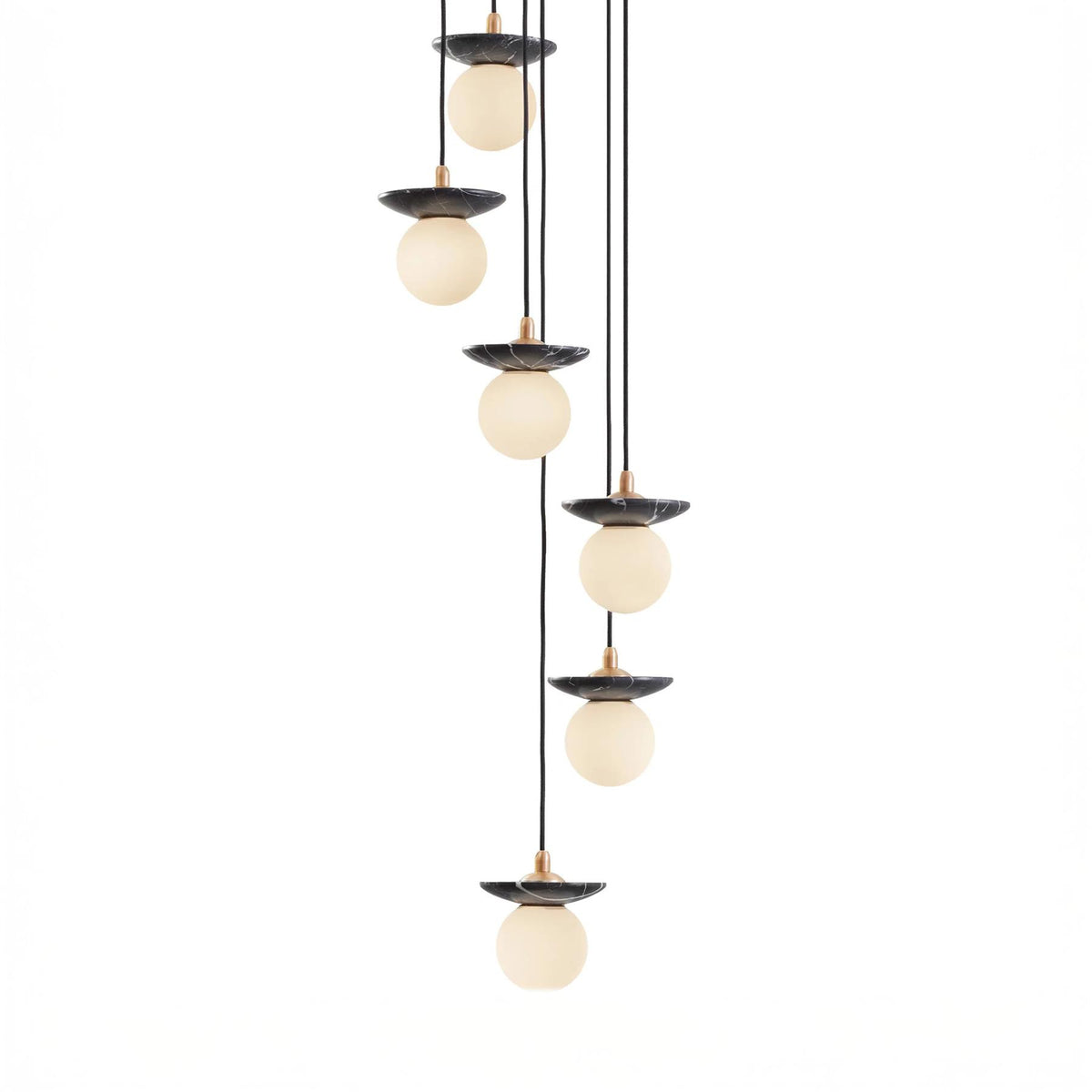 J. Adams Orbit Cluster Pendant Light
