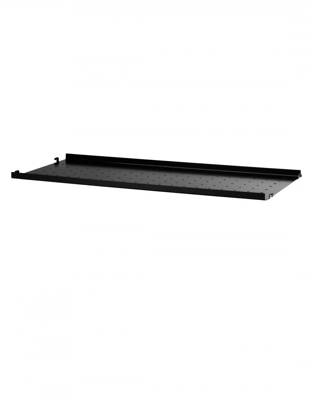 String Furniture String Metal Shelf with Low Edge