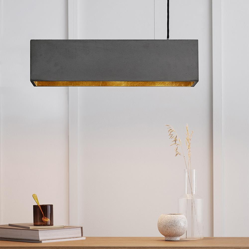 Concrete trough pendant