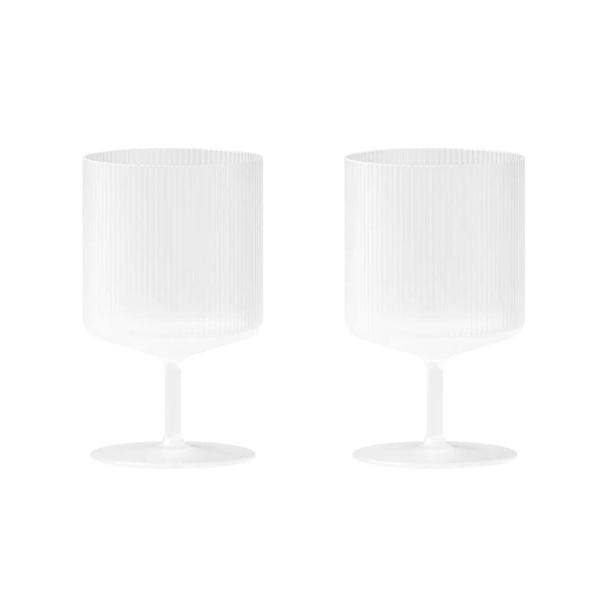 Ferm Living Ripple Wine Glasses - Set of 2