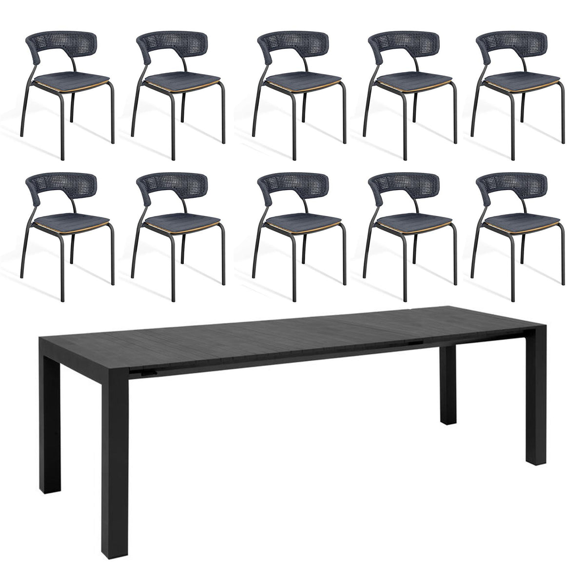 Mindo Extendable Outdoor Dining Set - Curated by Holloways of Ludlow