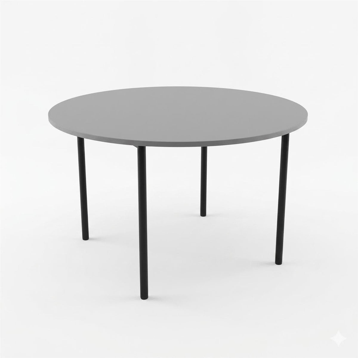 Andersen Furniture Tube Wood Round Folding Table