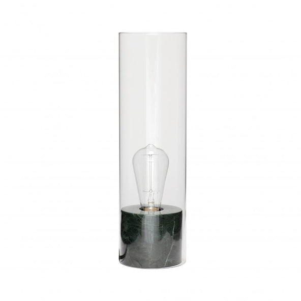 Outlet Hubsch Green Marble Tube Lamp