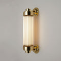 Outlet Davey Pillar offset Wall Light - Polished Brass