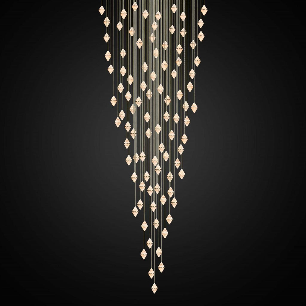 Marc Wood Gem Conical Cluster Pendant Light