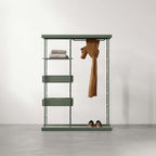 Treku Bost Open Wardrobe - Moss Green