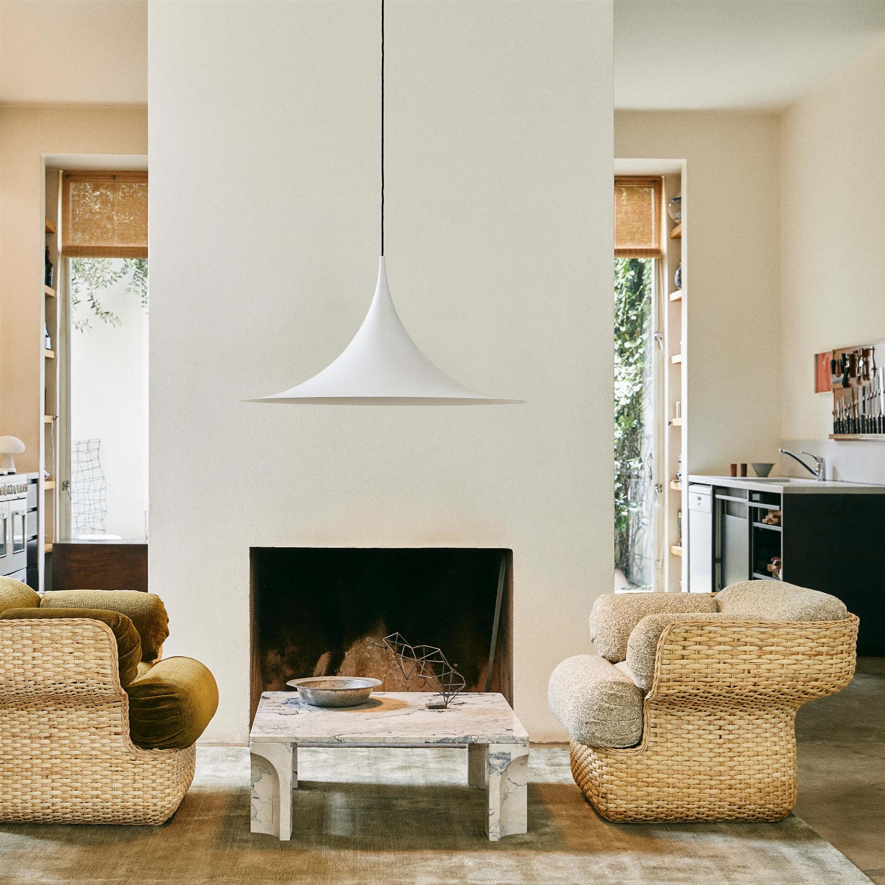 GUBI Semi Pendant Light