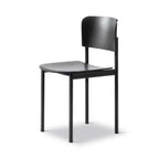 Fredericia Plan Dining Chair with Metal Legs