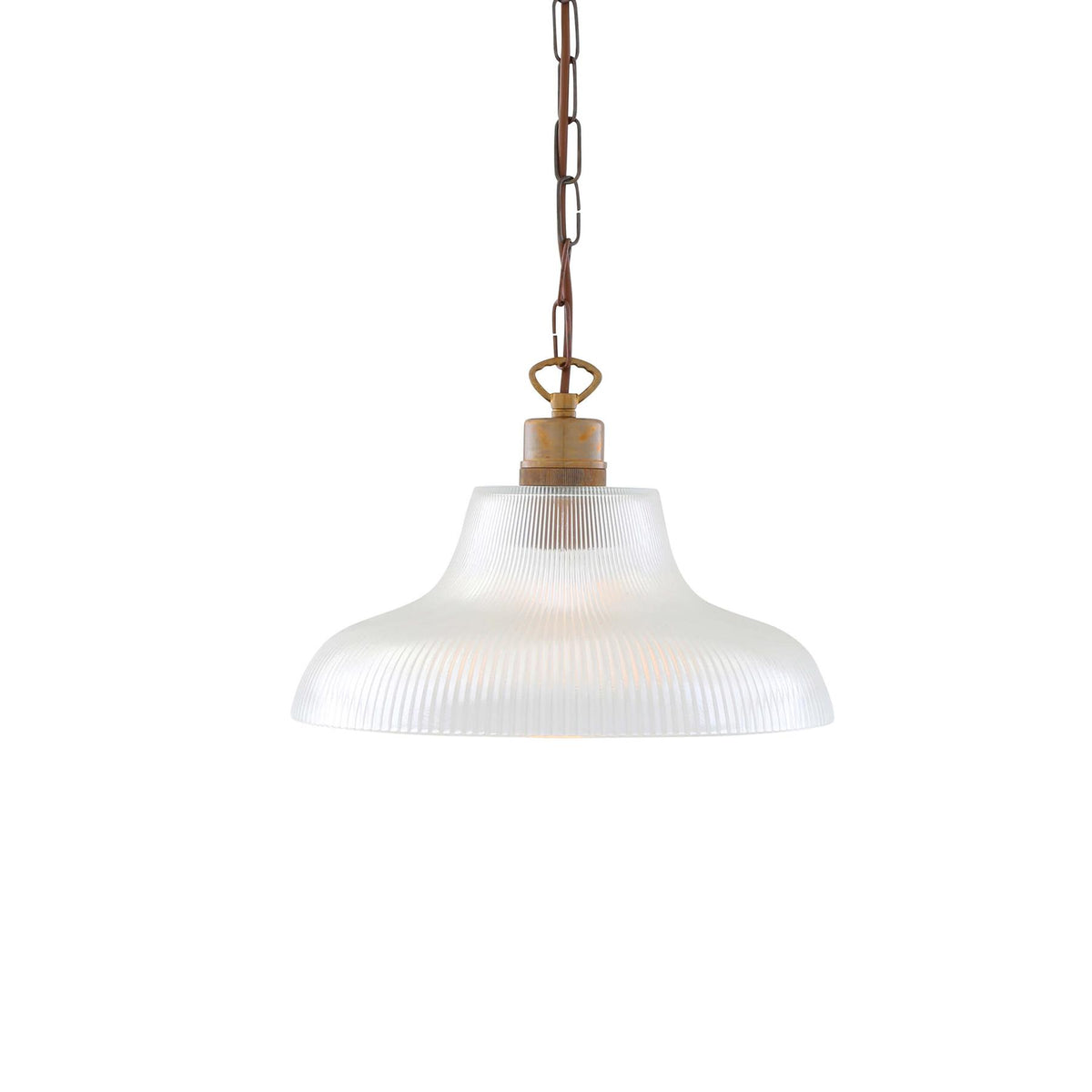 Mullan Lighting London Prismatic Railway Glass Pendant Light