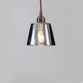 Outlet Old School Electric Tapered Blown Pendant Light : Smoked