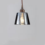 Outlet Old School Electric Tapered Blown Pendant Light : Smoked