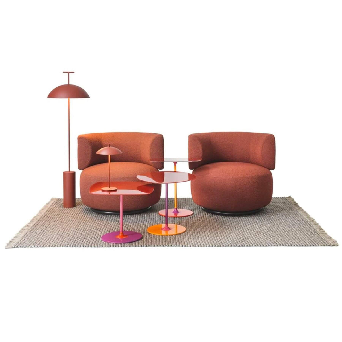 Kartell K-Waiting Armchair Boucle
