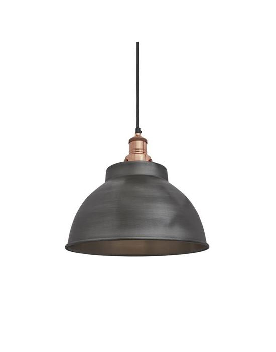 Industville Brooklyn Dome Pendant Light - Traditional Fittings