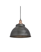 Industville Brooklyn Dome Pendant Light - Traditional Fittings