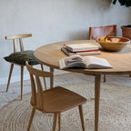 MAKE nordic Holmen Extendable Round Dining Table