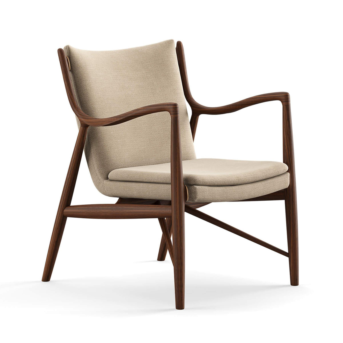 Finn Juhl The 45 Chair in Walnut