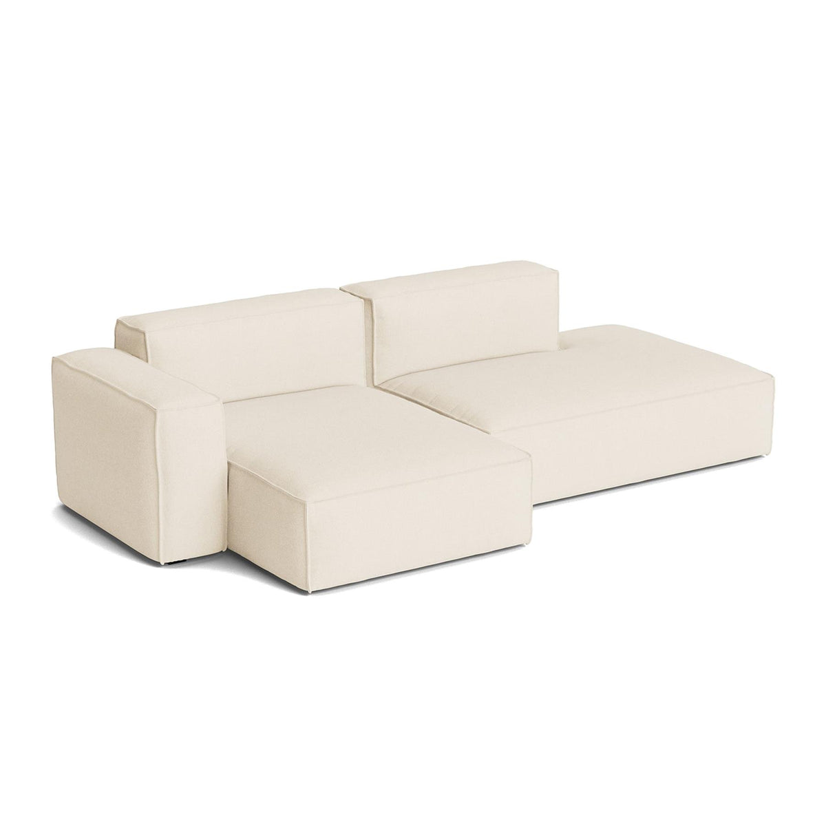 HAY Mags Soft 2+ Seater Sofa Low Armrest with Removable Cover Combination 3 Left