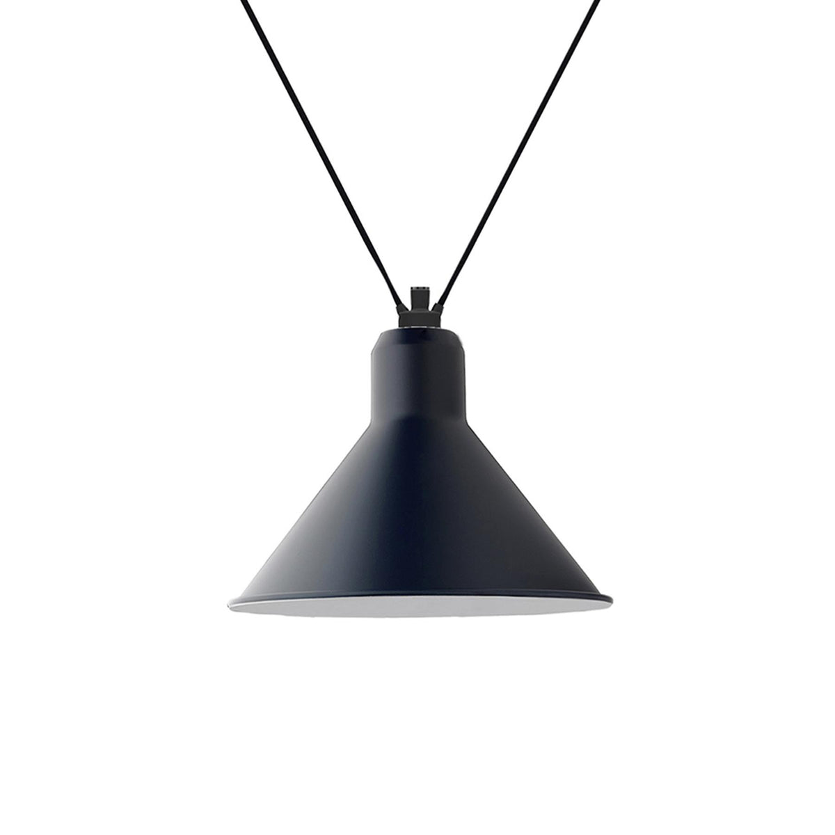DCW Editions Les Acrobates De Gras Pendant 322 with Conical Shade