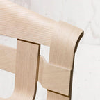 Design House Stockholm Wick Chair with 4 Star Swivel Wheel Base