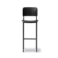 Fredericia Plan Bar Stool with Metal Legs