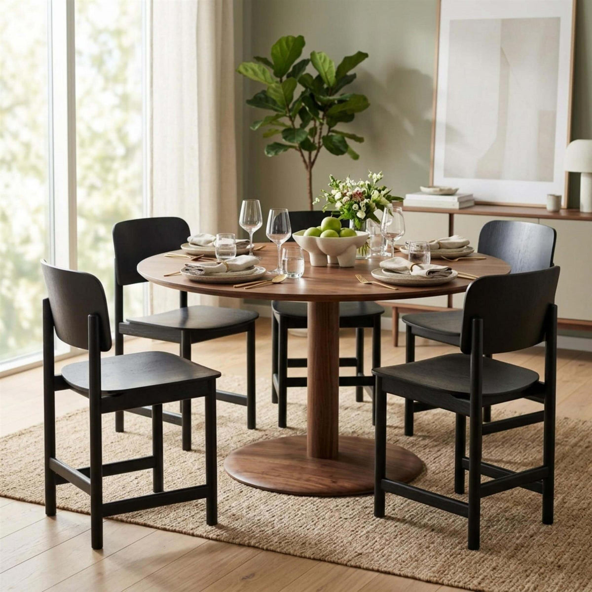 Fredericia Plan Wood Dining Chair
