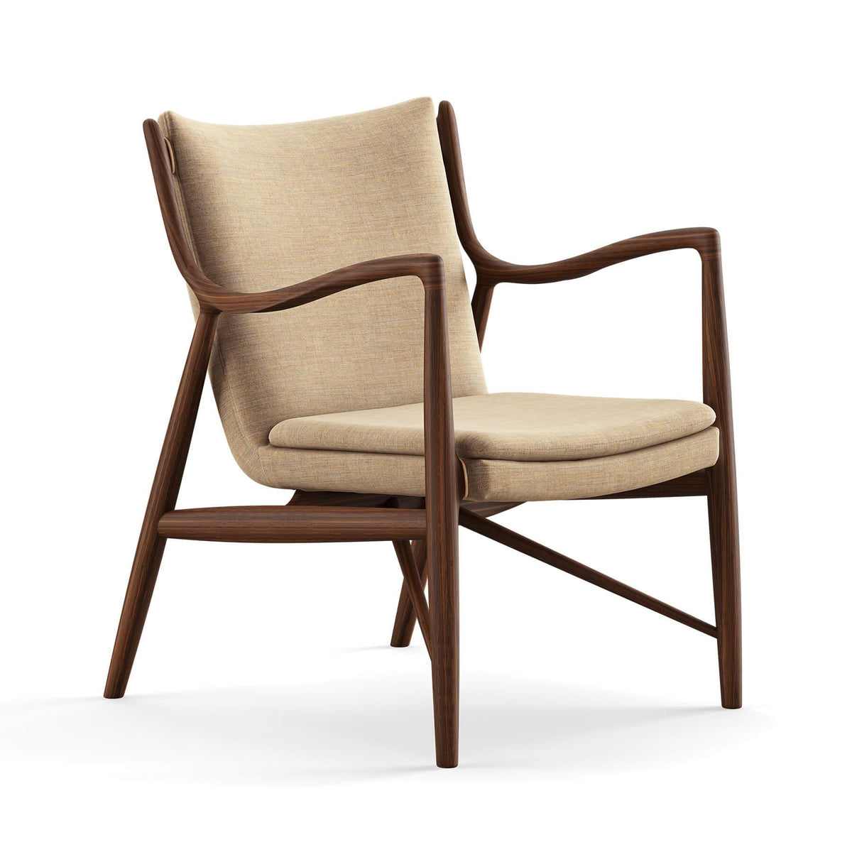 Finn Juhl The 45 Chair in Walnut