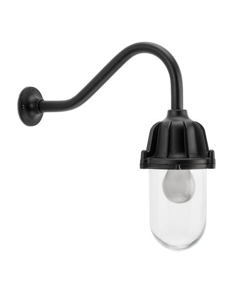 Cast Aluminium Swan Neck Wall Light