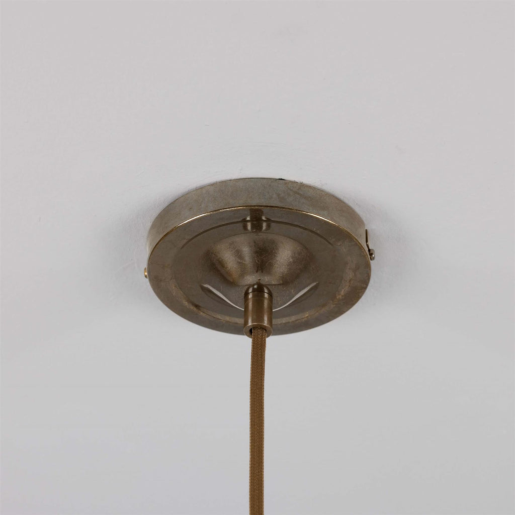 Mullan Lighting Amias Mid-Century Brass Pendant Light
