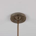 Mullan Lighting Amias Mid-Century Brass Pendant Light