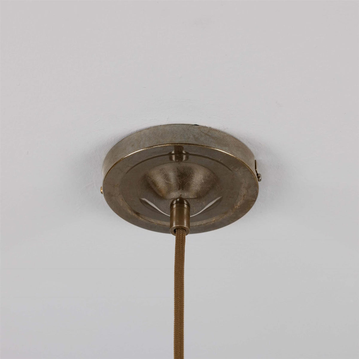 Mullan Lighting Amias Mid-Century Brass Pendant Light