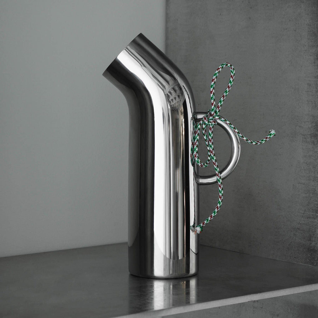 Normann Copenhagen  Pipe Pitcher Mirror Polished Stainless Steel