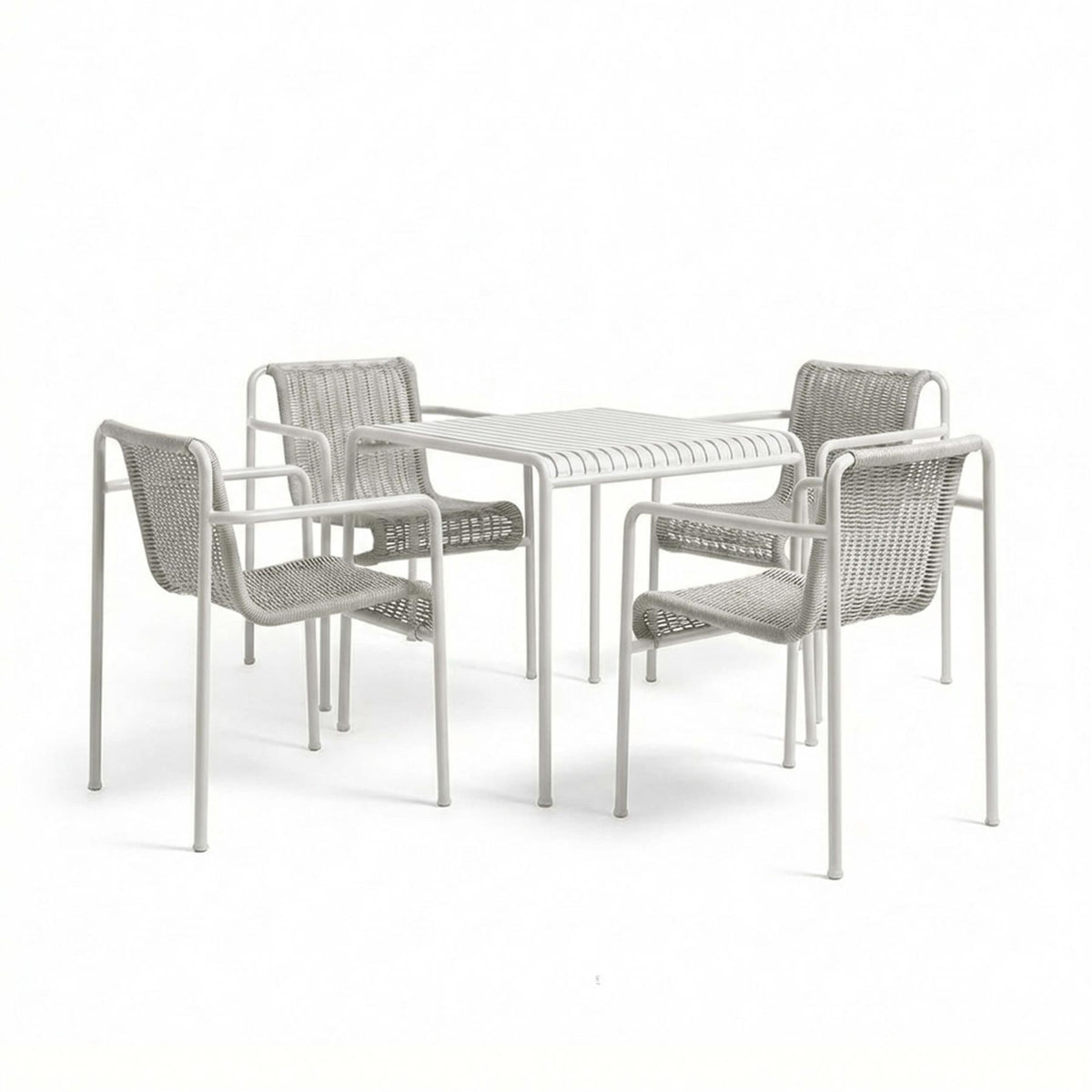 HAY Palissade Cord Garden Dining Set - Small - Curated by Holloways of Ludlow