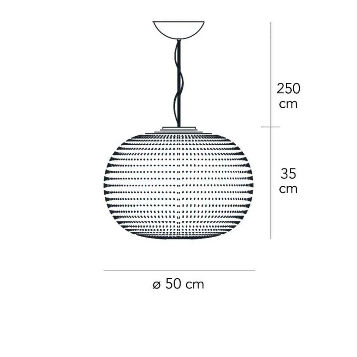 FontanaArte Bianca Pendant Light