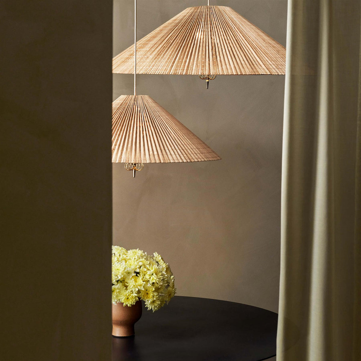 GUBI A 1972 Rise and Fall Pendant Light
