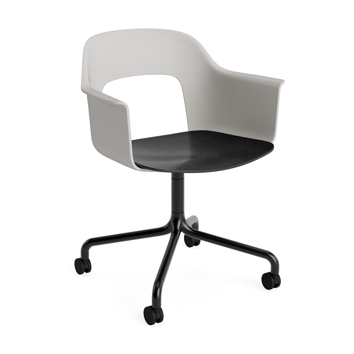 HAY Layout Armchair 262 with 4 Star Swivel Wheel Base