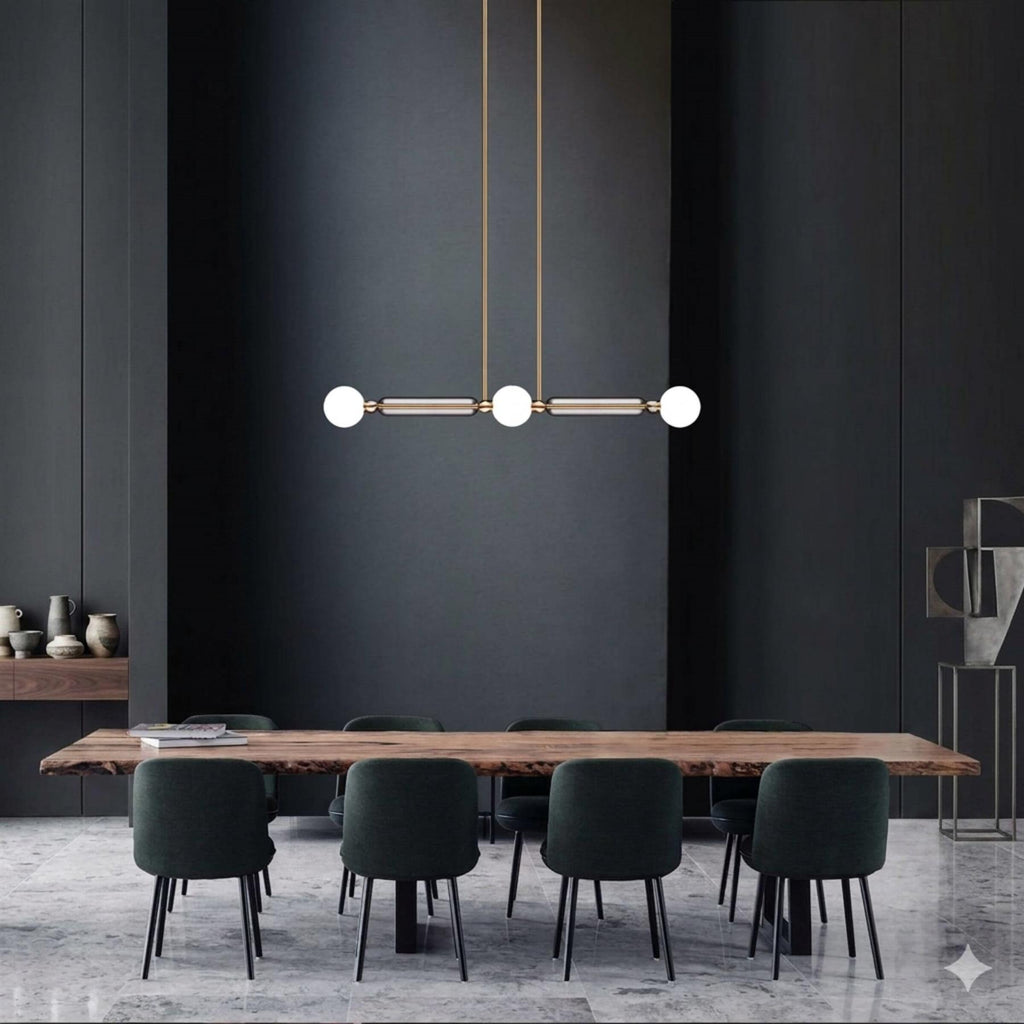 Marc Wood Case Linear Pendant Light