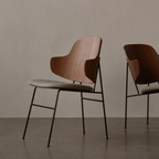 Audo Copenhagen The Penguin Lounge Chair with Upholstered Seat