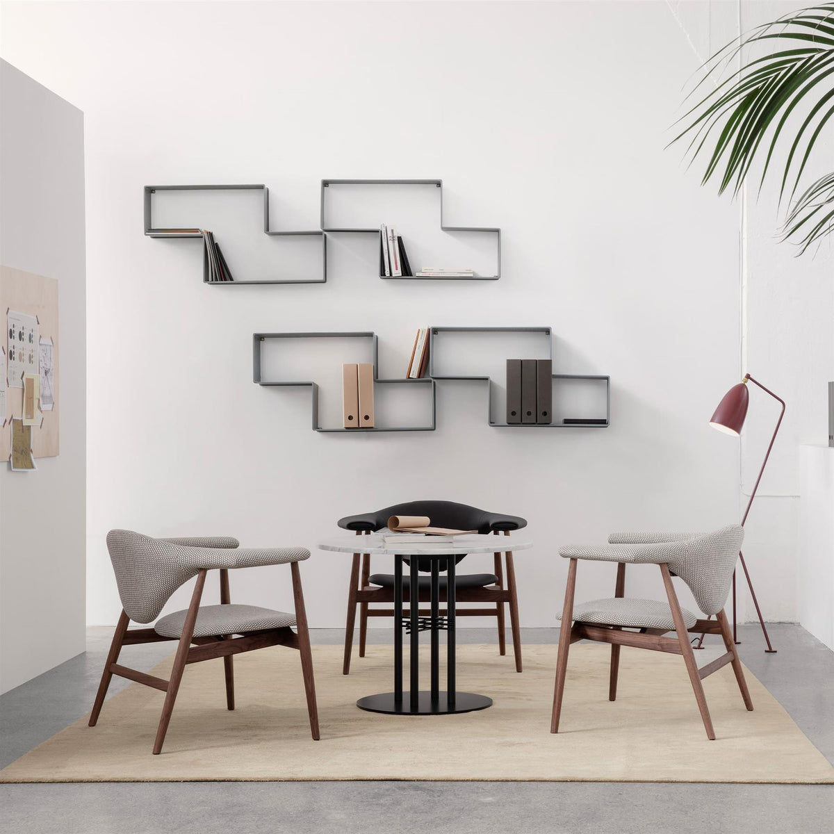 GUBI Masculo Dining Chair, Fully Upholstered