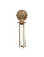 Industville Orlando Cylinder Wire Cage Retro Wall Light