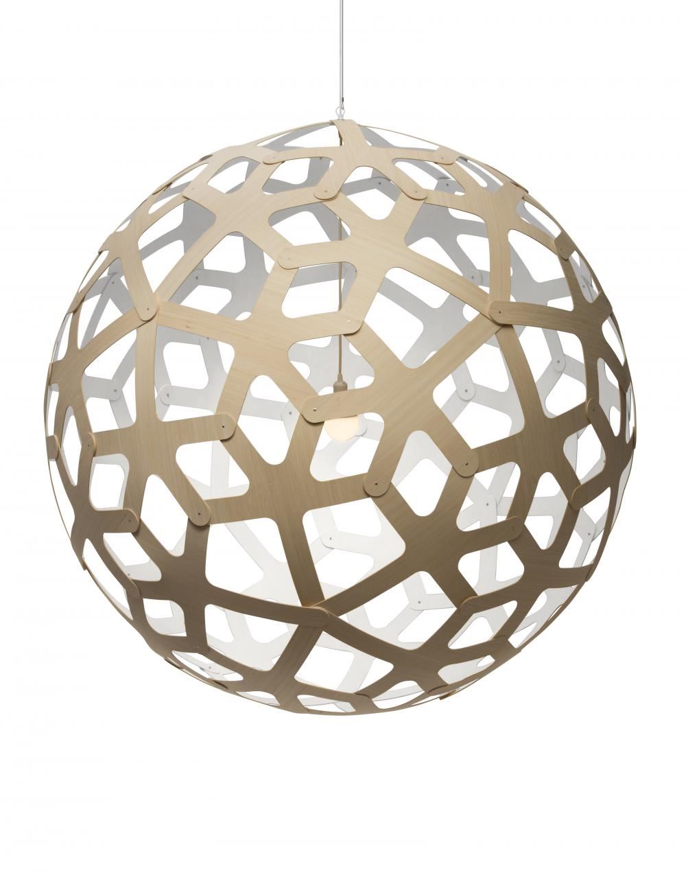 David Trubridge Coral Pendant Light - Colour Inside
