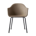 Audo Copenhagen Harbour Dining Chair with Black Steel Base