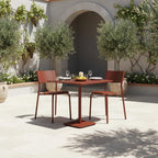 TIPTOE Outdoor Bistro Set with Square Table - Curated by Holloways of Ludlow