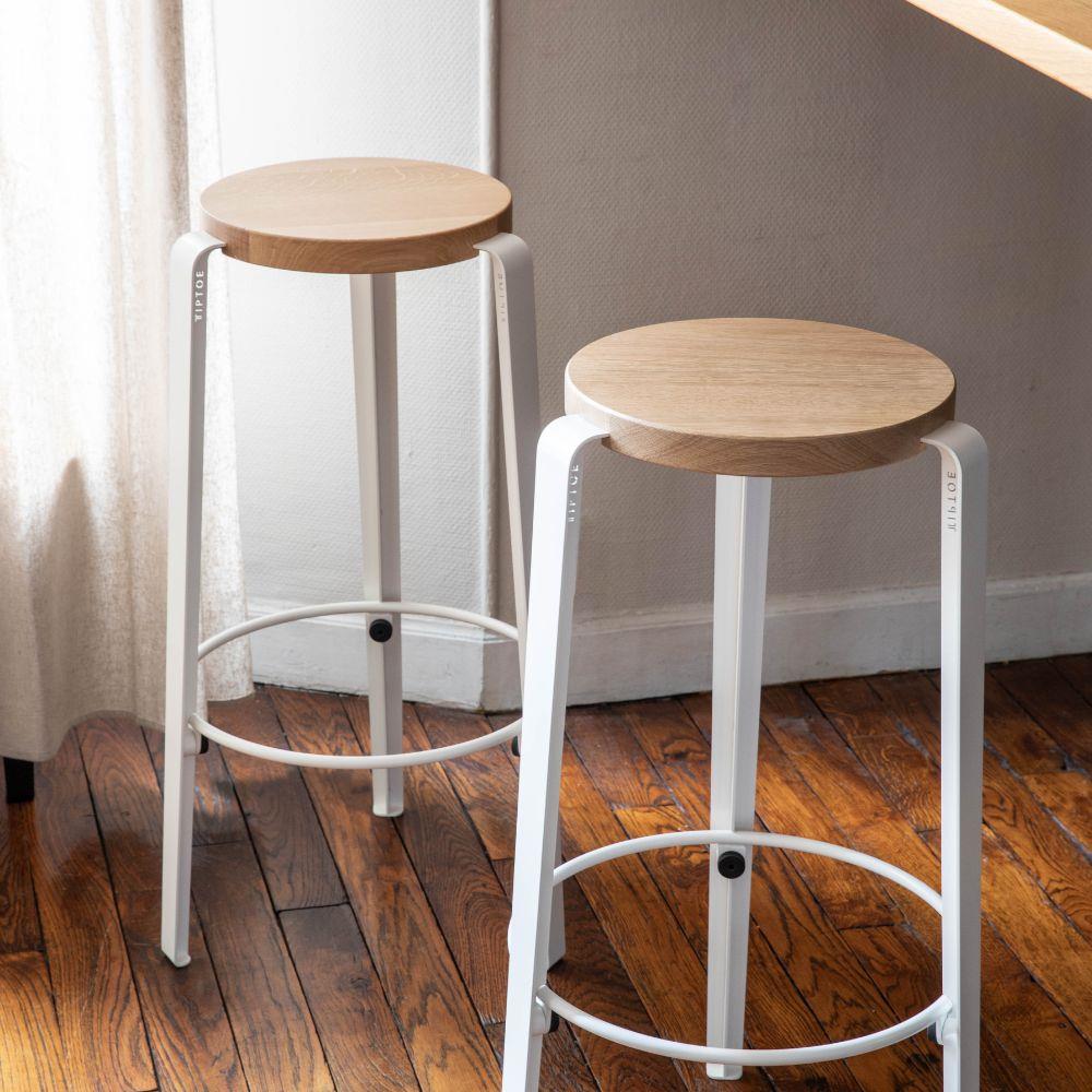 TIPTOE BIG LOU Stool - Wooden Seat