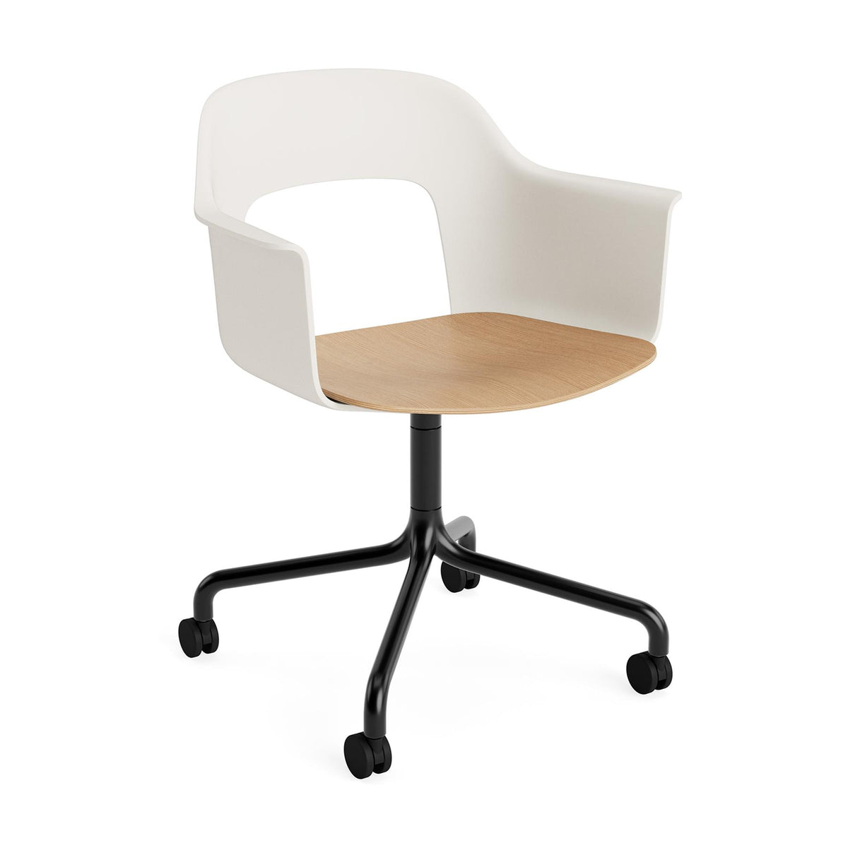 HAY Layout Armchair 262 with 4 Star Swivel Wheel Base