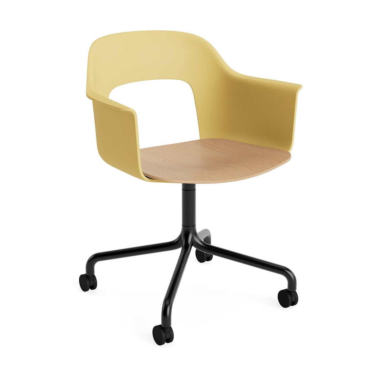 HAY Layout Armchair 262 with 4 Star Swivel Wheel Base